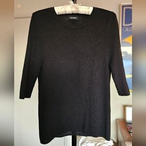 NAADAM Lightweight Ribbed Silk Cashmere Quarter Sleeve‎ Sweater